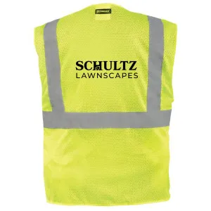 Schultz Safety Vest No Badge Pocket