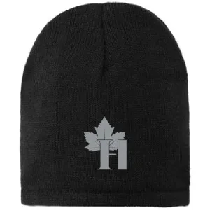 Hillenmeyer Black Fleece Lined Beanie - CP91L