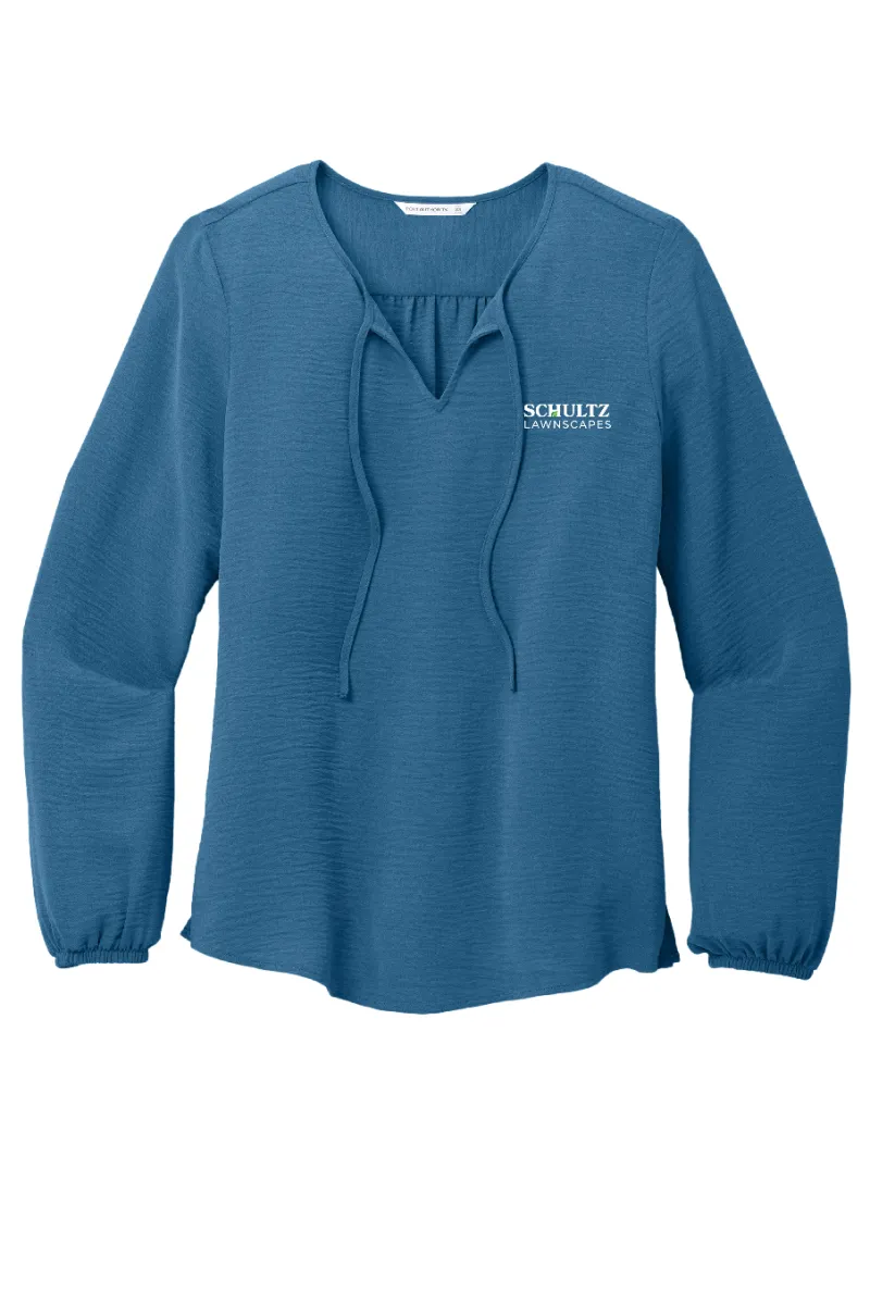 SCHULTZ - Port Authority® Women's Textured Crepe Blouse - LW714