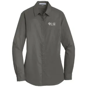 LSI Ladies Port Authority® SuperPro™ Twill Shirt - L663