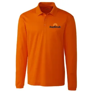 Daybreak - Mens Long Sleeve Pique Polo - MQK00077