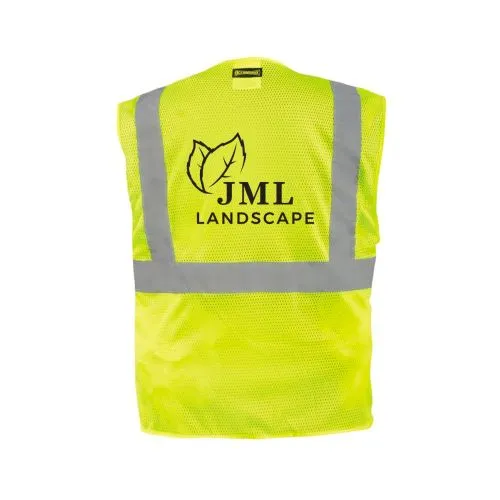 JML Safety Vests With Badge Pocket