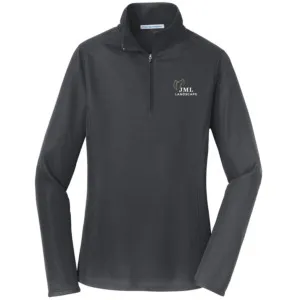 JML Port Authority Ladies Pinpoint Mesh 1/2-Zip - L806