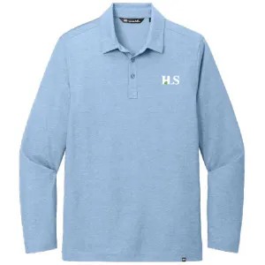 HLS - TravisMathew Oceanside Heather Long Sleeve Polo - TM1MZ343