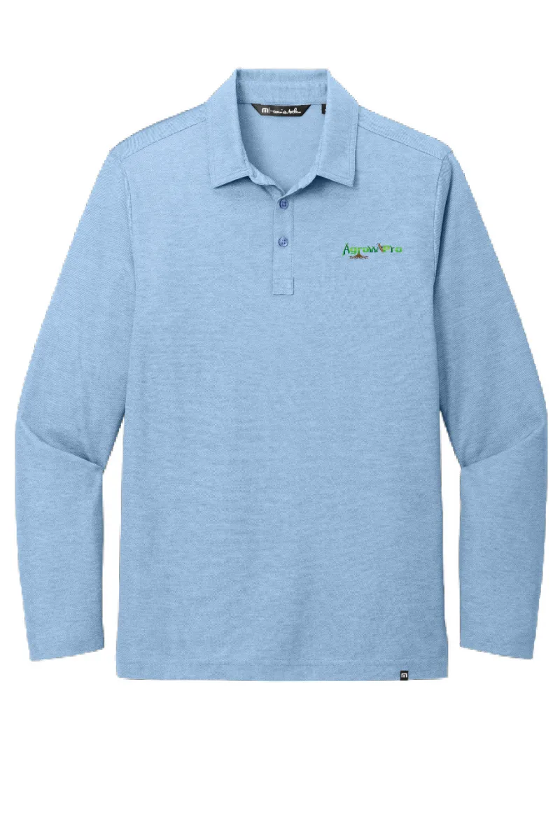 AgrowPro - TravisMathew Oceanside Heather Long Sleeve Polo - TM1MZ343