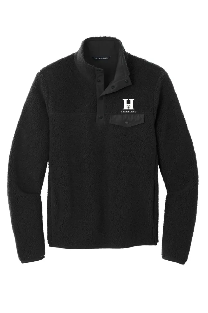 Heartland - Port Authority® Camp Fleece Snap Pullover - F140