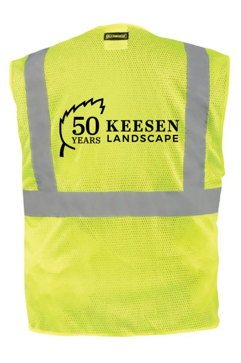 Keesen Safety Vests No Badge Pocket