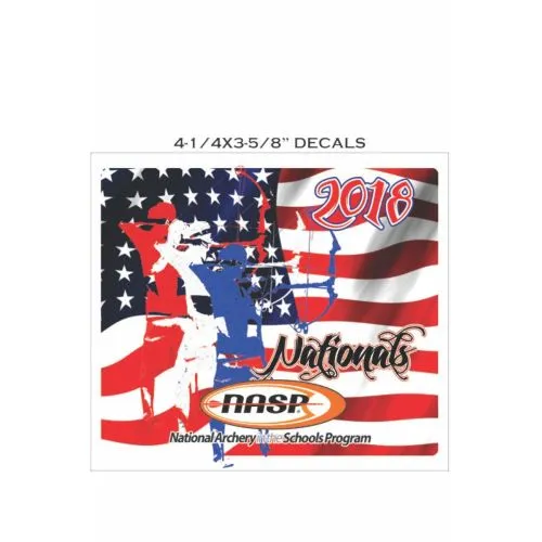 NASP® 2018 Nationals USA Decal