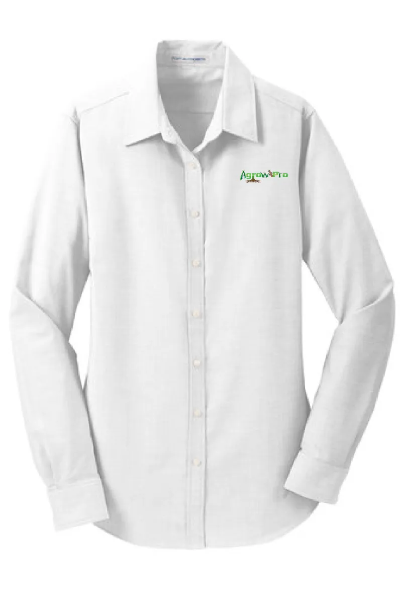 AgrowPro - Ladies Port Authority SuperPro Oxford Shirt - L658