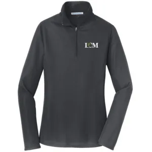 LCM Port Authority Ladies Pinpoint Mesh 1/2-Zip - L806