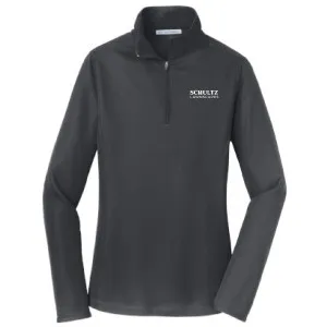 SCHULTZ - Port Authority Ladies Pinpoint Mesh 1/2-Zip - L806