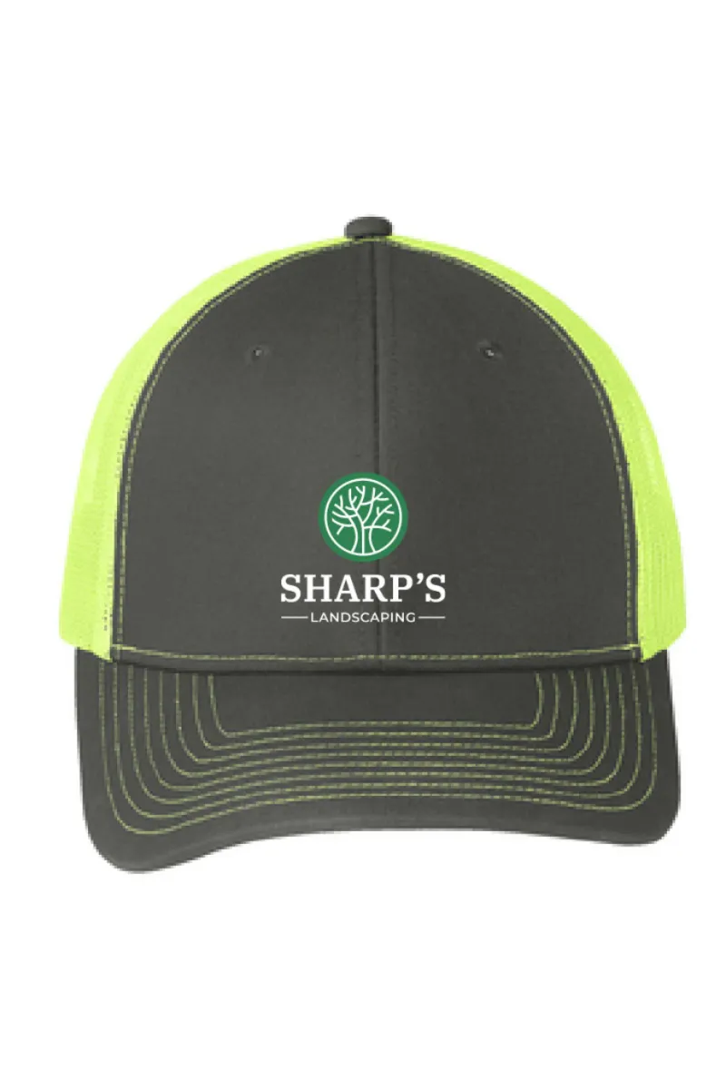 Sharp's Port Authority® Snapback Trucker Cap - C112