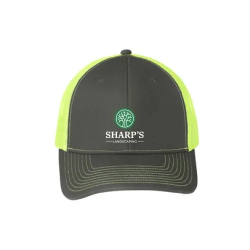 Sharp's Port Authority® Snapback Trucker Cap - C112