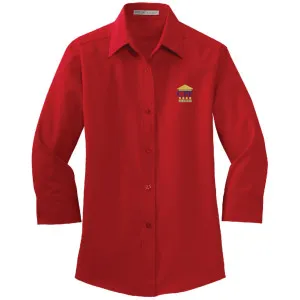 CPE Alumni - Ladies 3/4 Sleeve Button Up Shirt - L612