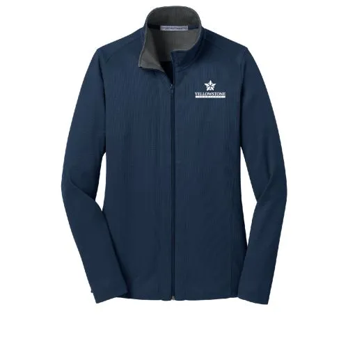 Port Authority® Women's Vertical Texture Full-Zip Jacket - L805
