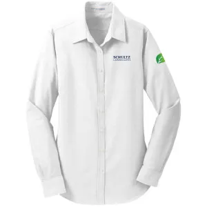 Schultz - Ladies Port Authority SuperPro Oxford Shirt - L658