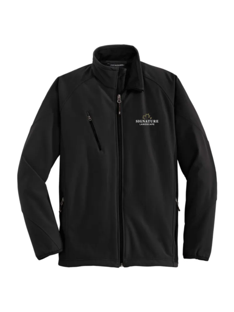Signature Port Authority Men's Textured Soft Shell Jacket - J705