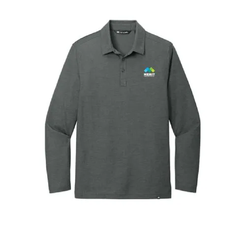 Merit NE - TravisMathew Oceanside Heather Long Sleeve Polo - TM1MZ343
