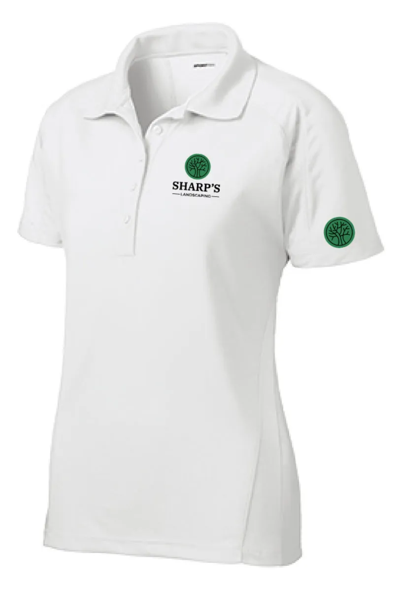 Sharp's Ladies Sport-Tek Dri-Mesh Pro Polo