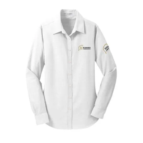 Keesen Ladies Port Authority SuperPro Oxford Shirt - L658