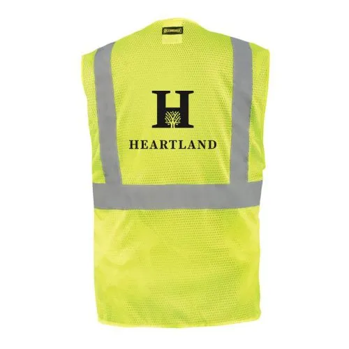 Heartland Safety Vests With Badge Pocket