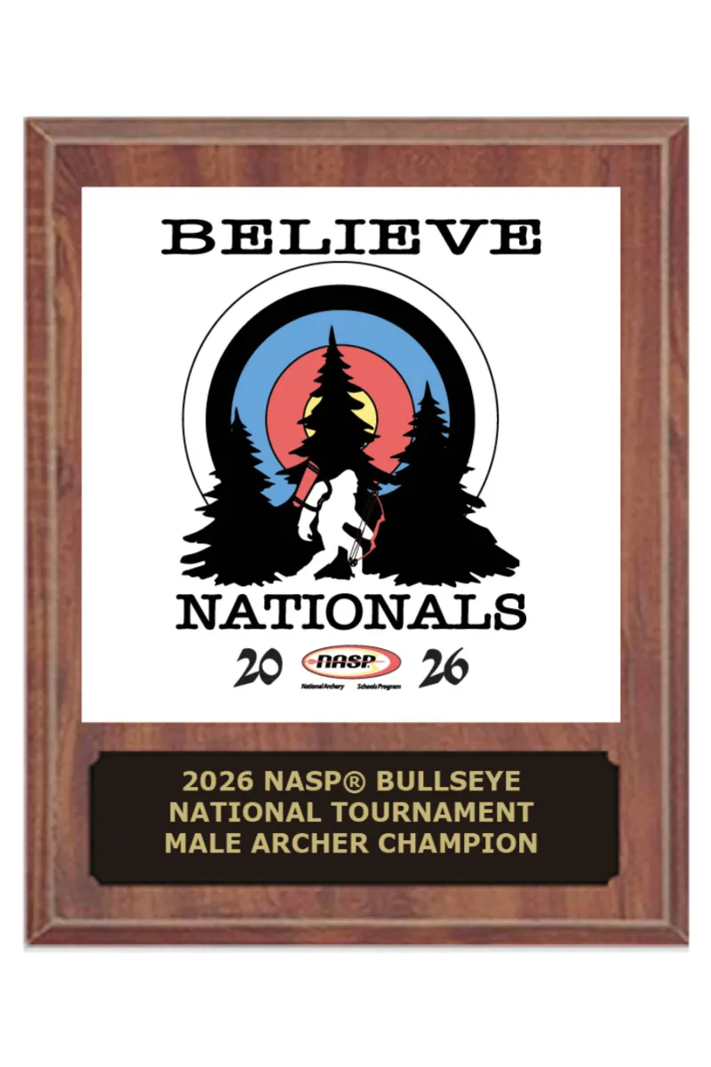 2026 NASP® Nationals Plaque (Bullseye)