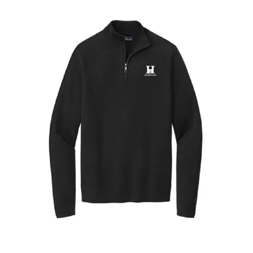 Heartland - Brooks Brothers Cotton Stretch 1/4 Zip Sweater